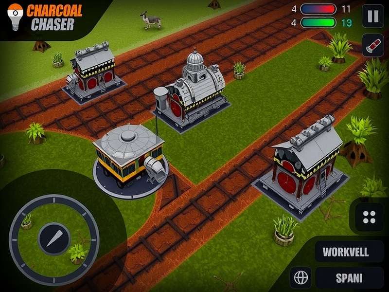 Charcoal Chaser Gameplay Screenshot